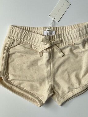 Jamie Kay Cream Speckled Shorts NWT